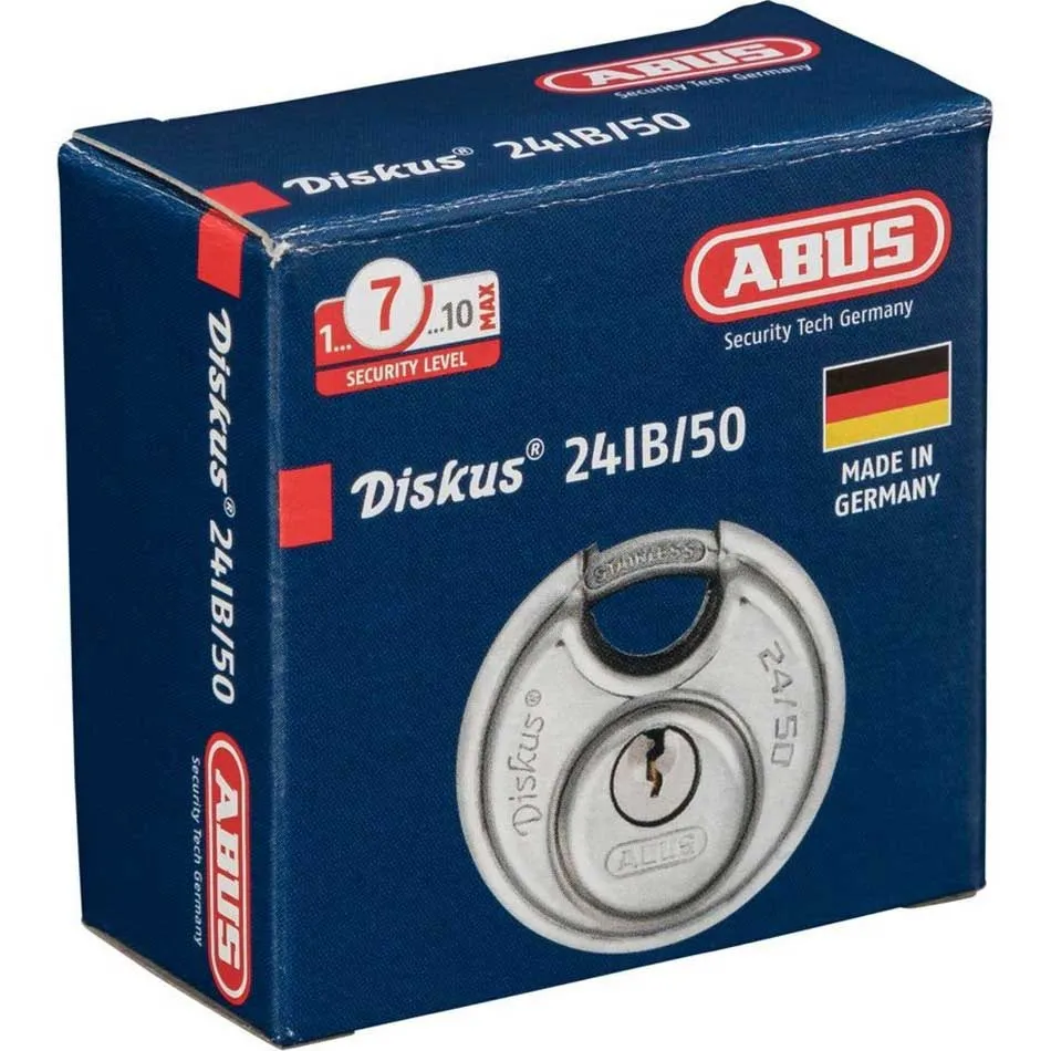 ABUS 24ib/50 B/dfnli Hänglås, Silver / blue, One Size ABUS 24ib/50 B/dfnli Hänglås, Silver / blue, One Size