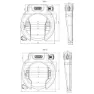 ABUS 4750xl Nr Bk Cykelramlås, Black, 89mm