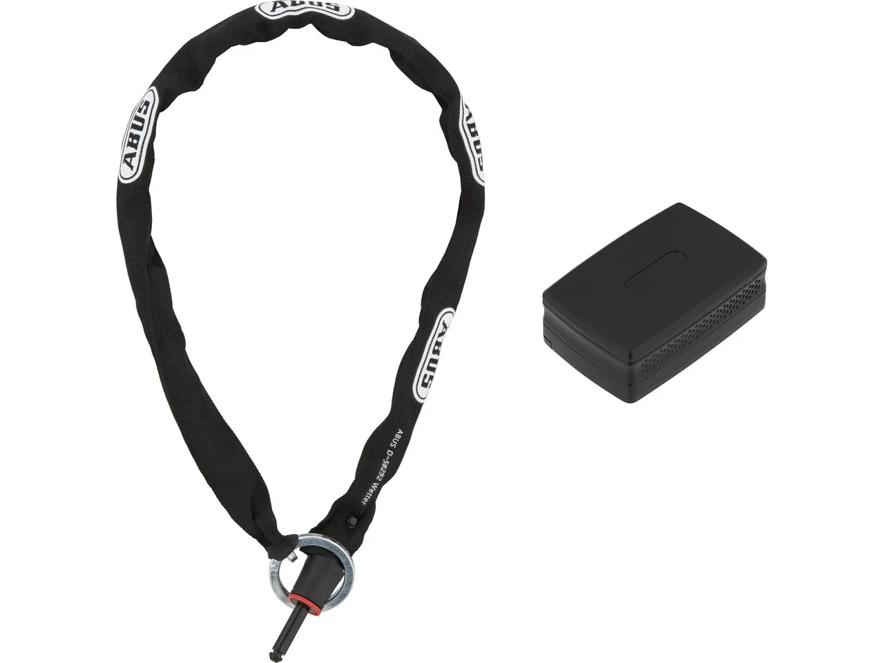 ABUS Alarmbox 2.0 + ACH 6KS Einsteckkette, Svart