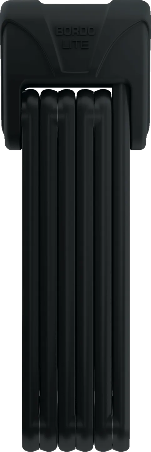 ABUS Bordo Lite 6055 Vikbar Cykellås, Black, 85cm