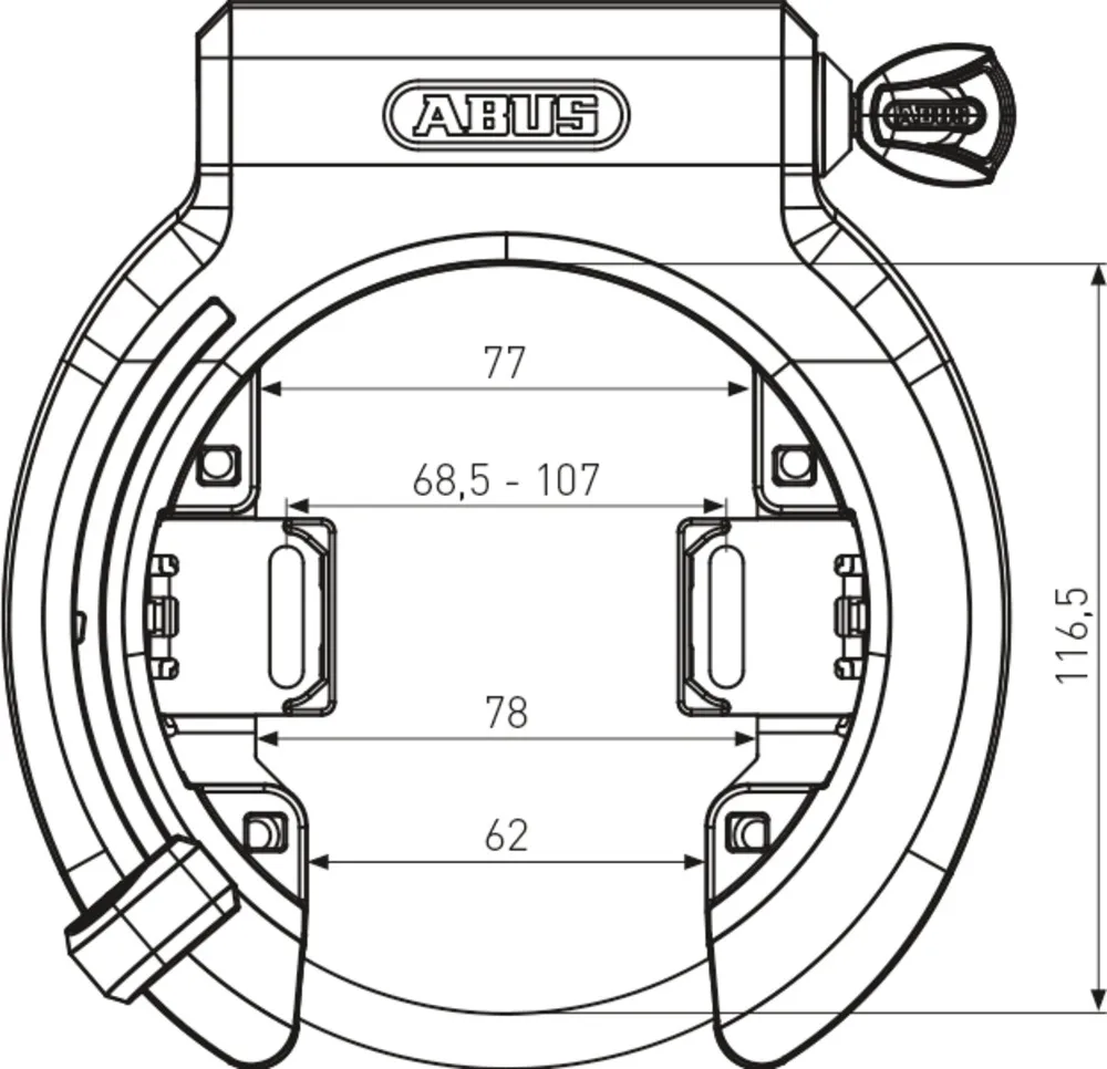 ABUS Granit XPlus 6950M Ramlås
