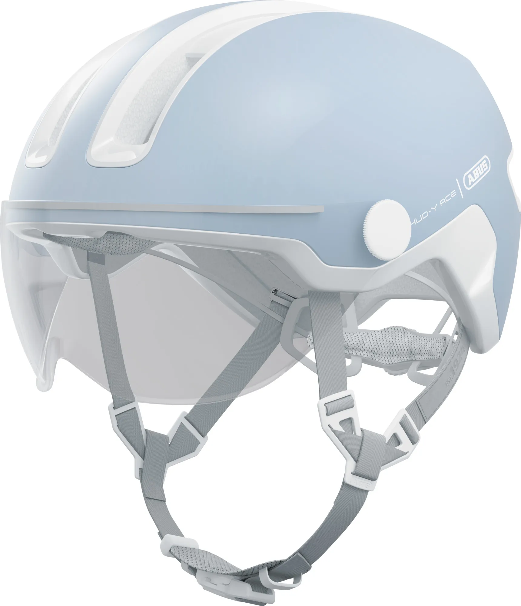 ABUS HUD-Y ACE cykelhjälm LED Pure ABUS HUD-Y ACE cykelhjälm LED Pure