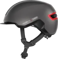 ABUS HUD-Y cykelhjälm LED Titan ABUS HUD-Y cykelhjälm LED Titan