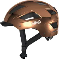 ABUS Hyban 2.0 cykelhjälm LED Chrome Rosé ABUS Hyban 2.0 cykelhjälm LED Chrome Rosé