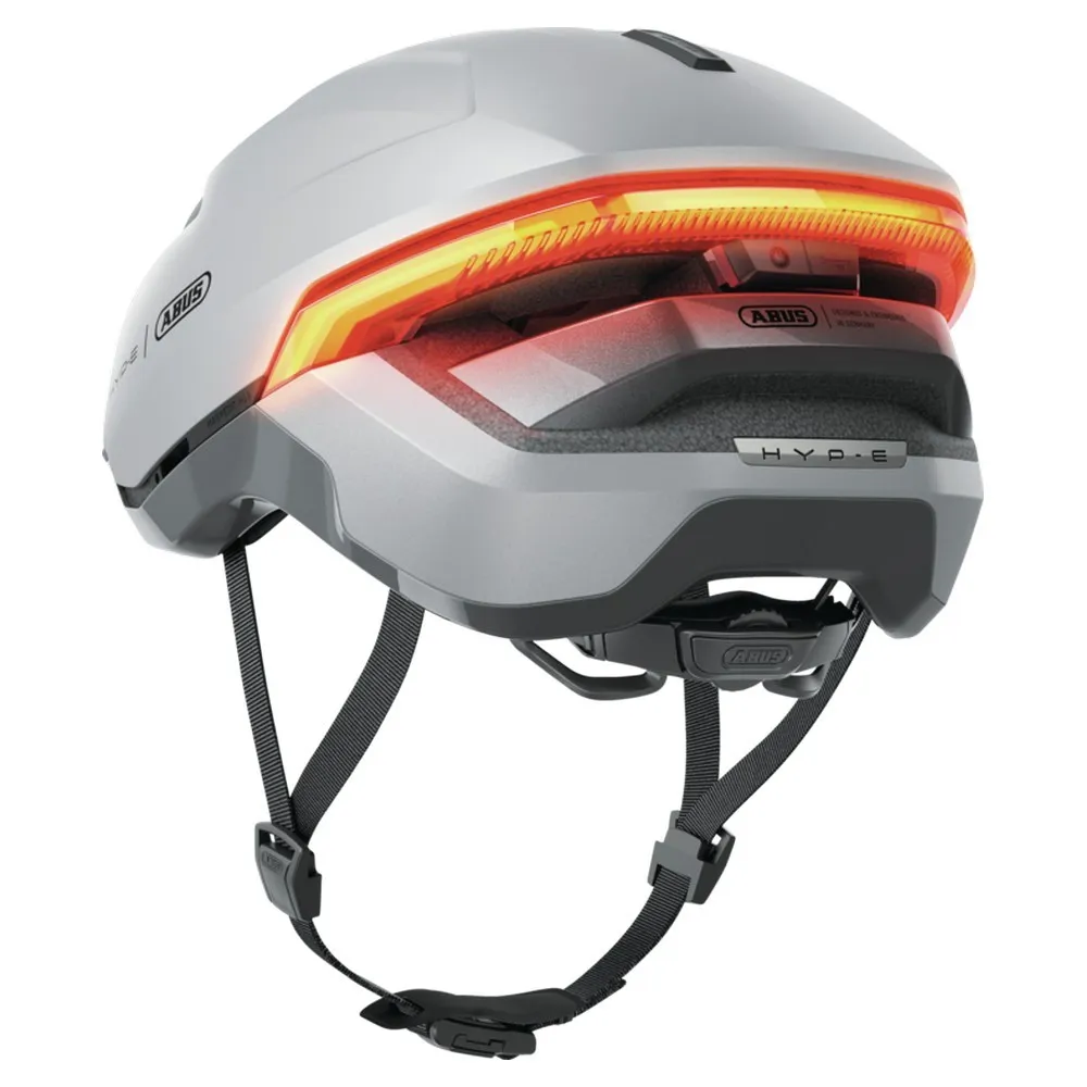 ABUS Hyp-e Stadshjälm, Gleam silver