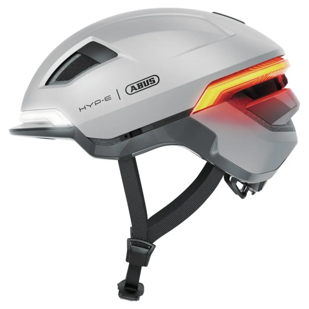 ABUS Hyp-e Stadshjälm, Gleam silver