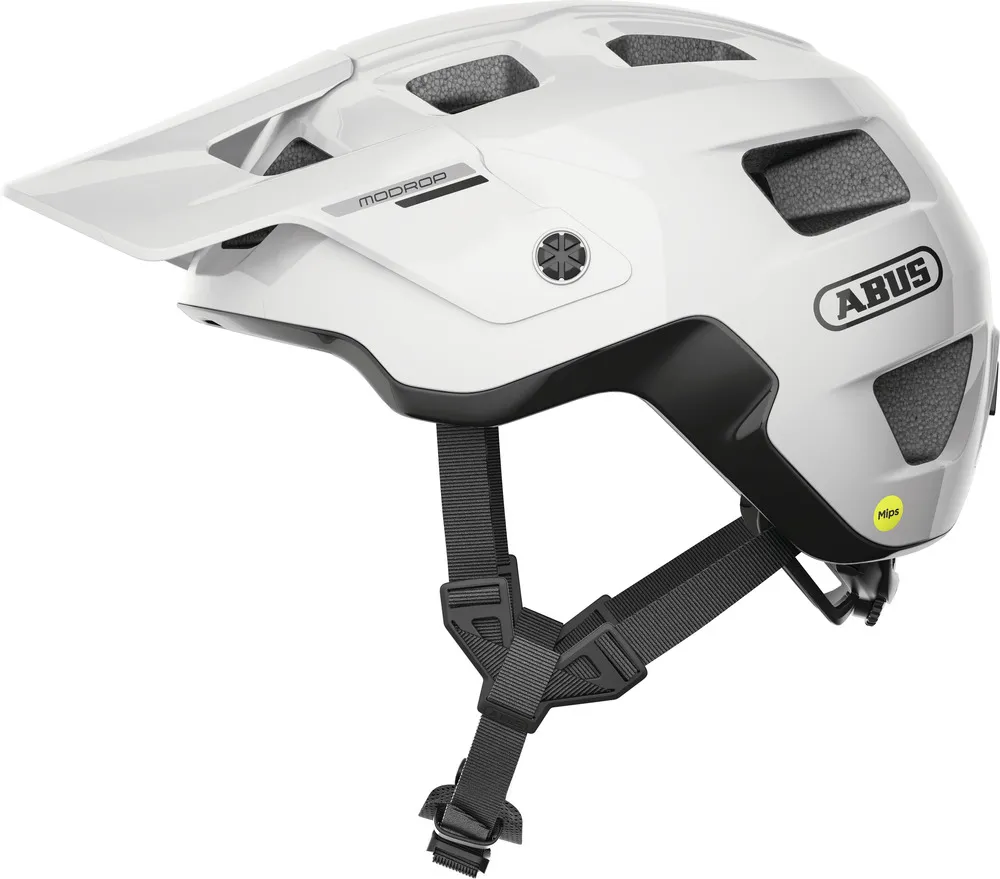 ABUS MoDrop MIPS shiny white ABUS MoDrop MIPS shiny white