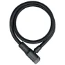 ABUS Racer 6412k Kabellås, Black, 85cm