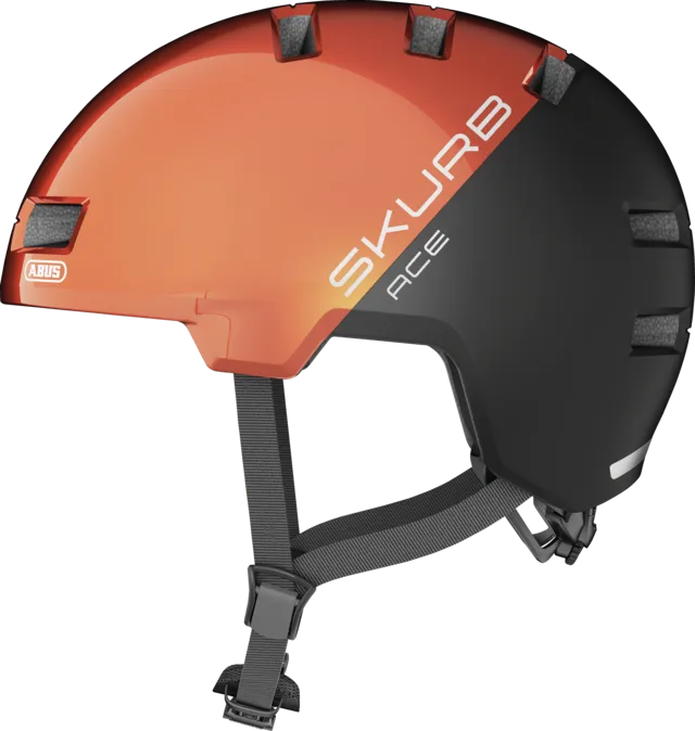 ABUS Skurb Ace Cykelhjälm Goldfish Orange ABUS Skurb Ace Cykelhjälm Goldfish Orange