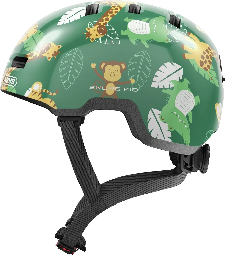 ABUS Skurb Kid cykelhjälm green jungle