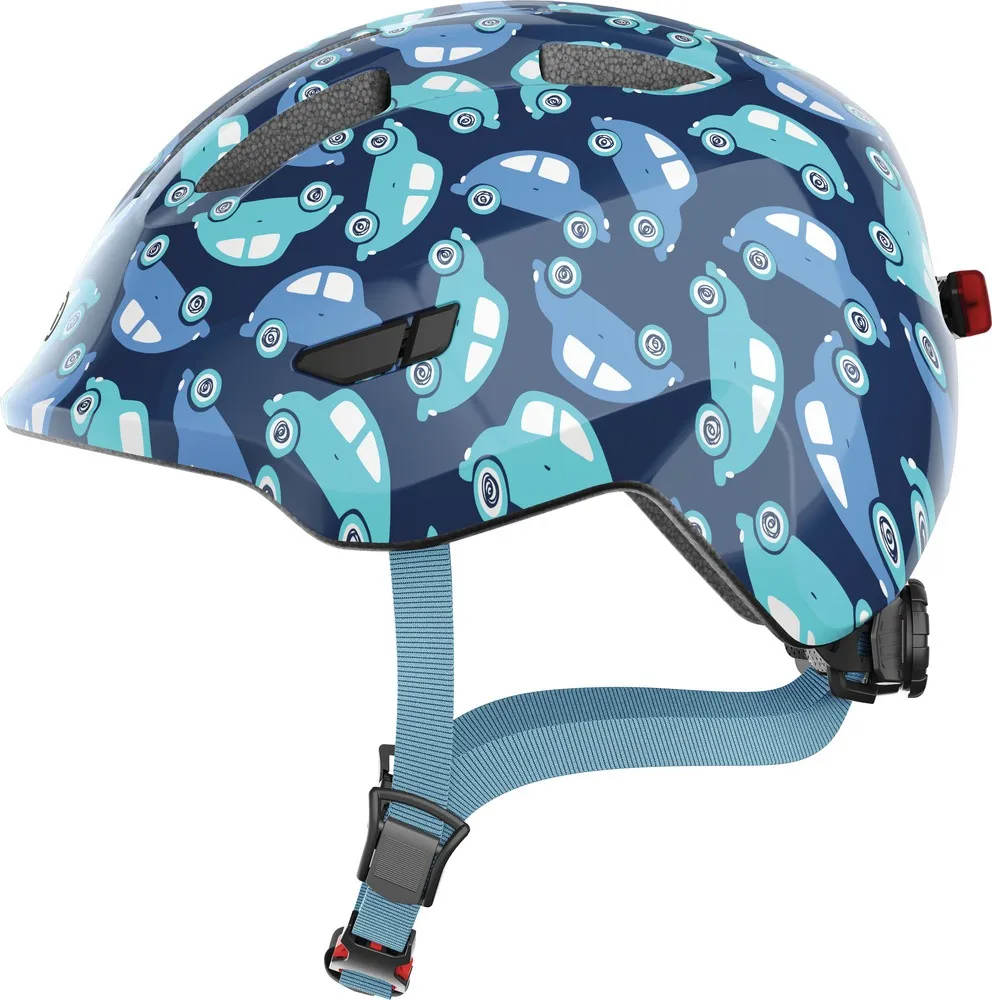 ABUS Smiley 3.0 LED Cykelhjälm Rose Strawberry