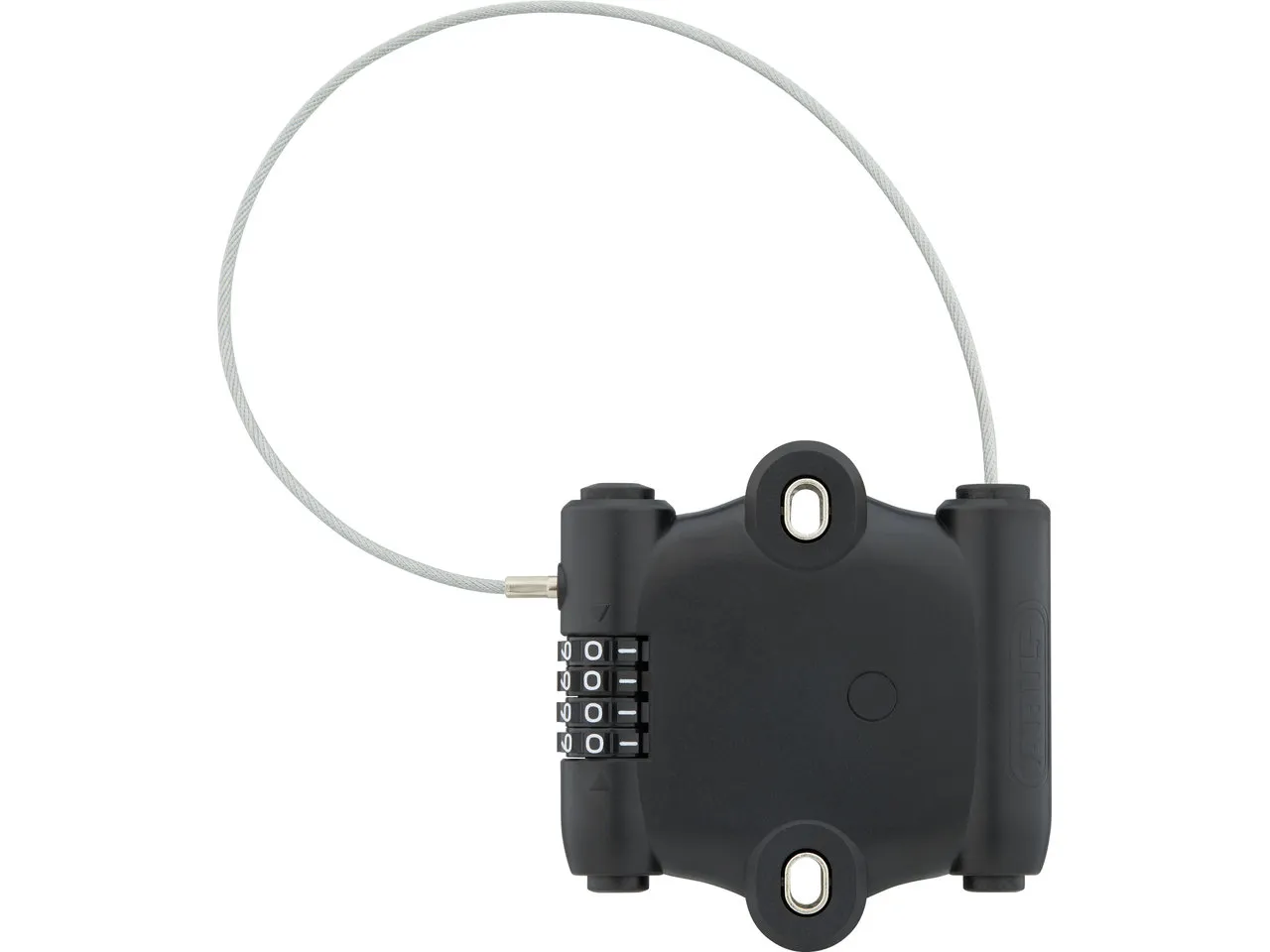 ABUS SportFlex Trådlås 2504/90 Med Kod, Svart