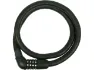 ABUS Steel-O-Flex Tresor 1360 Panzerkabelschloss, Black, 110cm