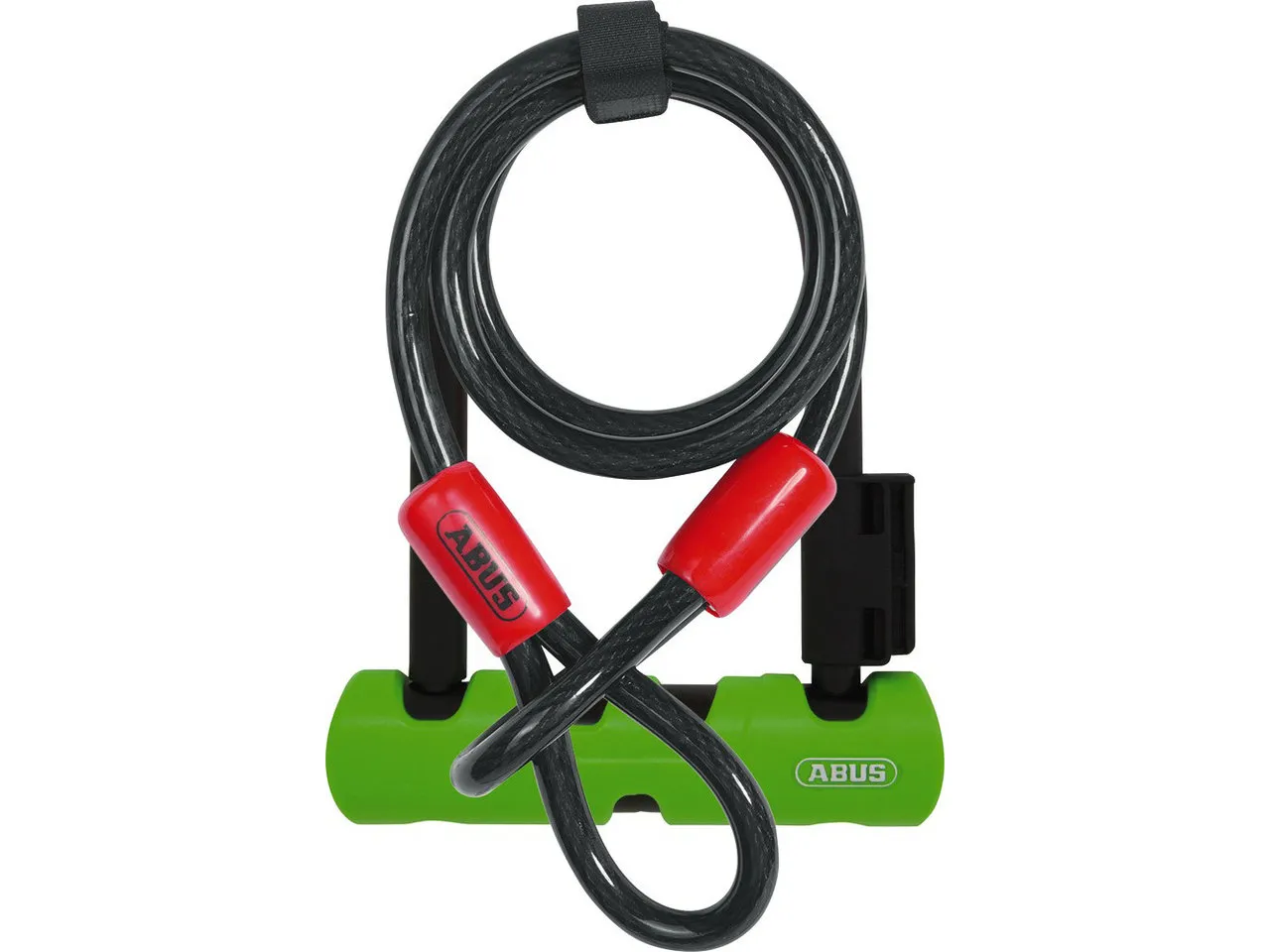 ABUS Ultra Mini 410 Bügelschloss mit Endschlaufenkabel