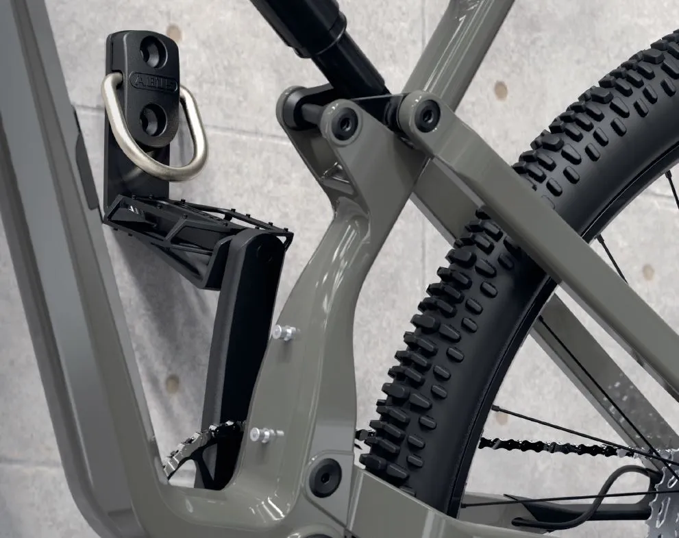 ABUS WBA65 Väggankare m/Cykelhållare