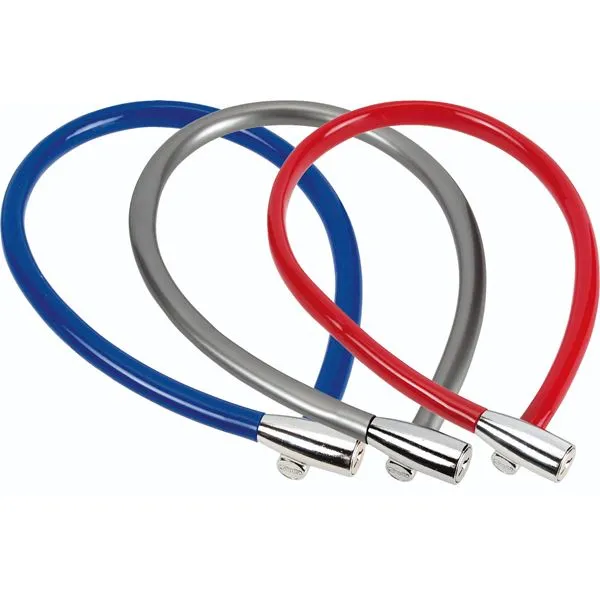 ABUS Wirelås 55, Blå/Röd/Silver