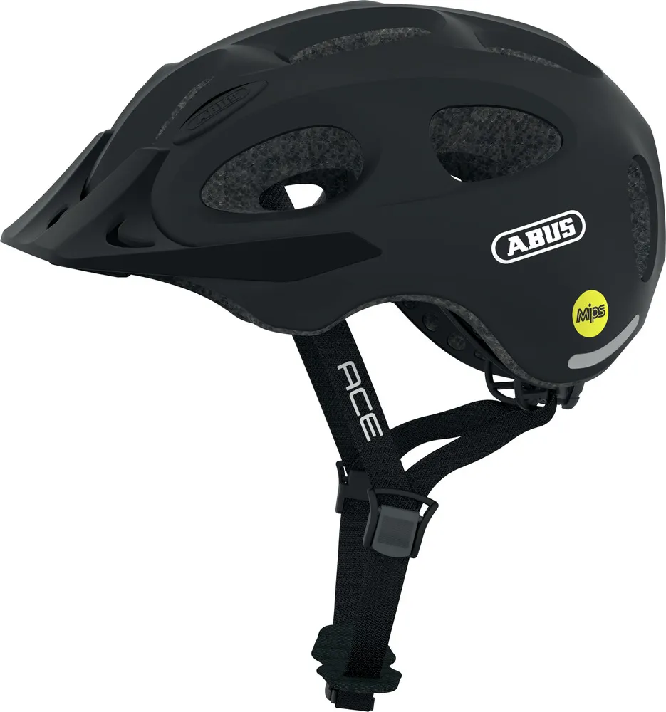 ABUS Youn-I ACE MIPS cykelhjälm, Svart ABUS Youn-I ACE MIPS cykelhjälm, Svart