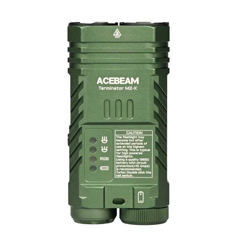 Acebeam M2-x Ficklampa, Green, One Size Acebeam M2-x Ficklampa, Green, One Size