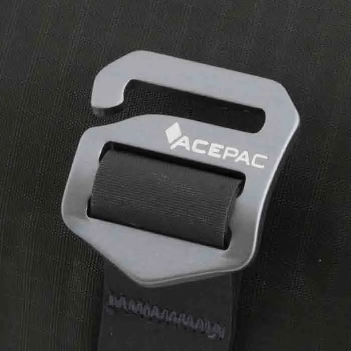 Acepac Dry Nylon Styrväska 8l, Black, One Size
