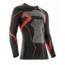 Acerbis X-body Winter Compression Långärmad Baslager, Black / red