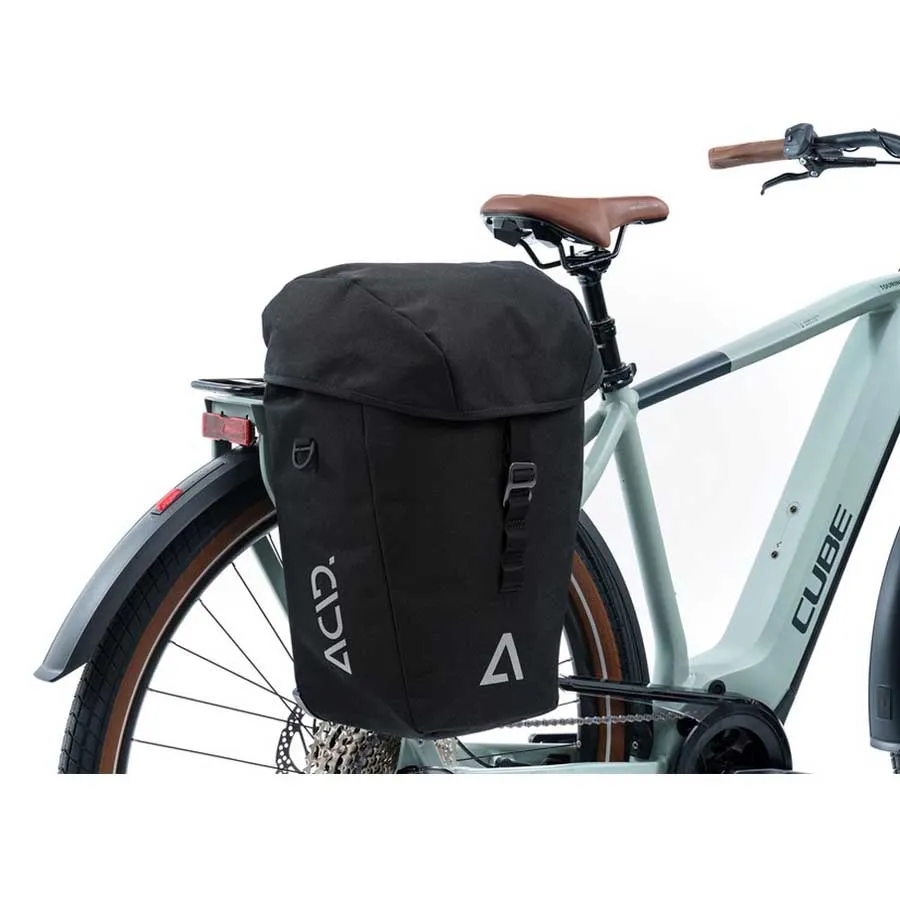 ACID City Smlink Sidoväska 20l, Black, One Size ACID City Smlink Sidoväska 20l, Black, One Size