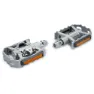 ACID Combo A7-ib Classic Cykelpedaler, Silver, One Size
