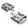 ACID Combo A7-ib Classic Cykelpedaler, Silver, One Size