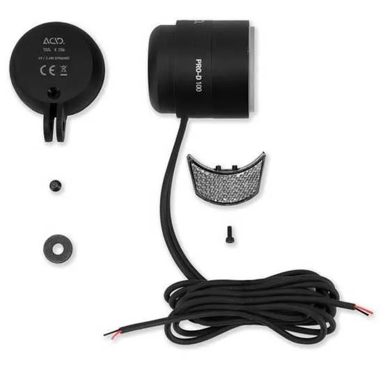 ACID Dynamo Pro-d 100 Framlampa, Black, One Size