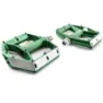 ACID Flat A2-ib Cykelpedaler, Green, One Size