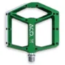 ACID Flat A2-ib Cykelpedaler, Green, One Size