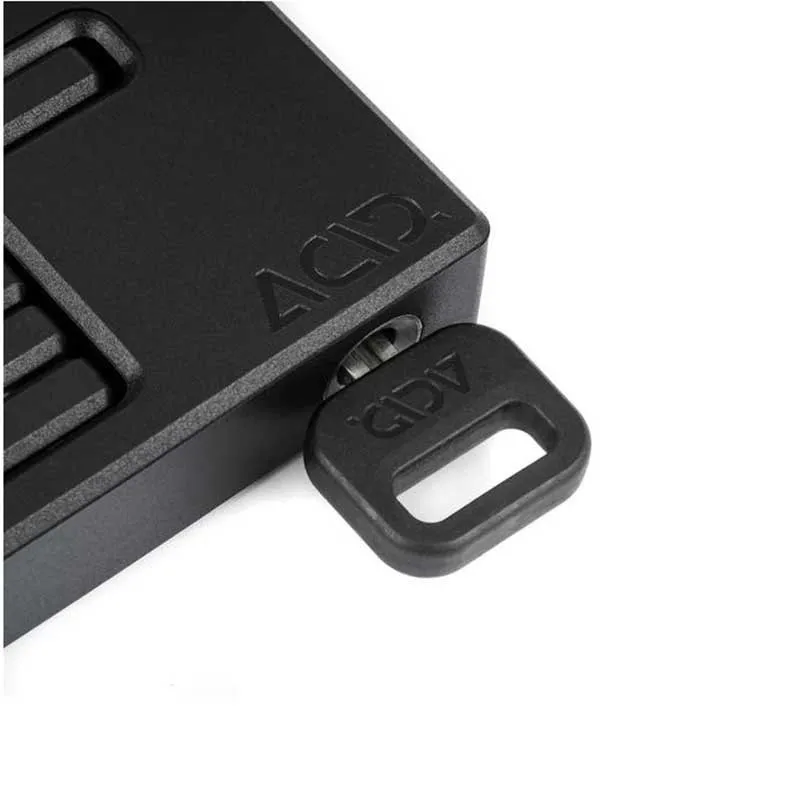 ACID Rigid 100 Pure Hopfällbart Lås, Black, One Size