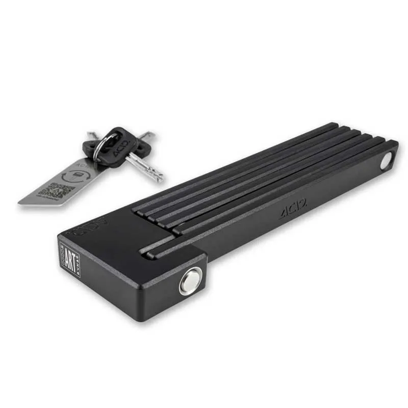 ACID Rigid 100 Pure Hopfällbart Lås, Black, One Size