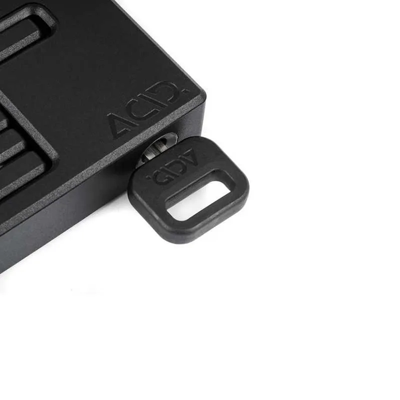 ACID Rigid 80 Pure Hopfällbart Lås, Black, One Size