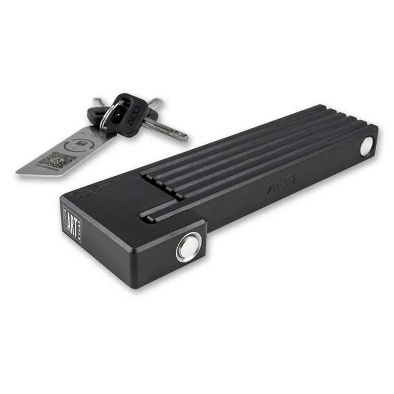 ACID Rigid 80 Pure Hopfällbart Lås, Black, One Size