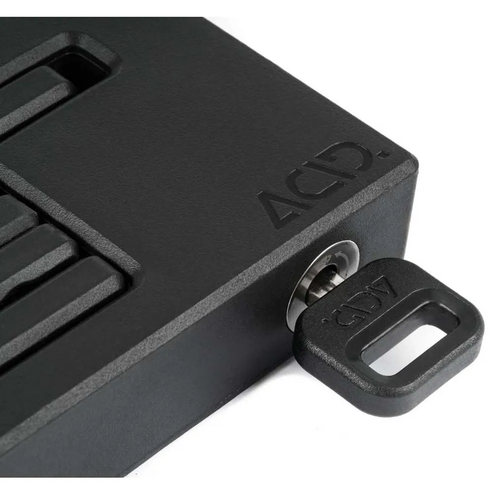 ACID Rigid 90 Hopfällbart Lås, Black, 8 x 900mm ACID Rigid 90 Hopfällbart Lås, Black, 8 x 900mm