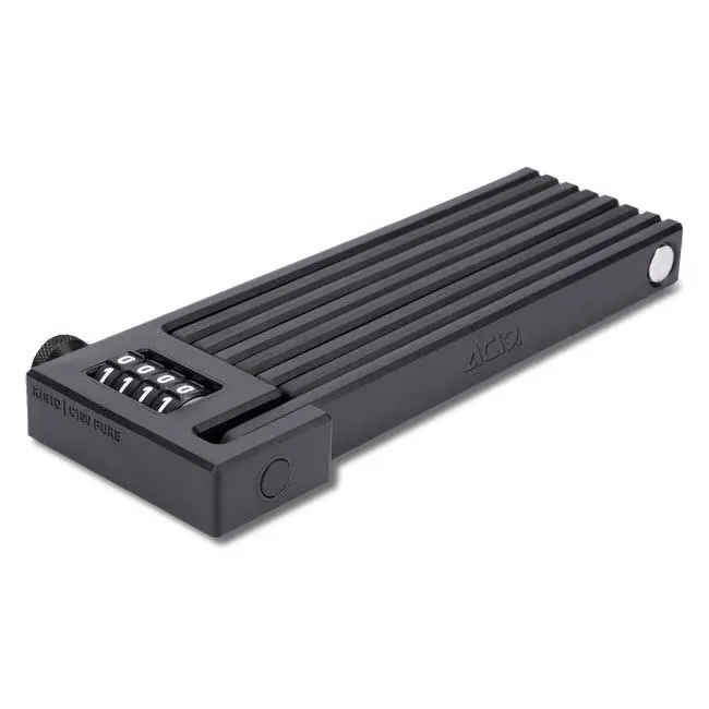 ACID Rigid Pure C120 Hopfällbart Lås, Black, One Size