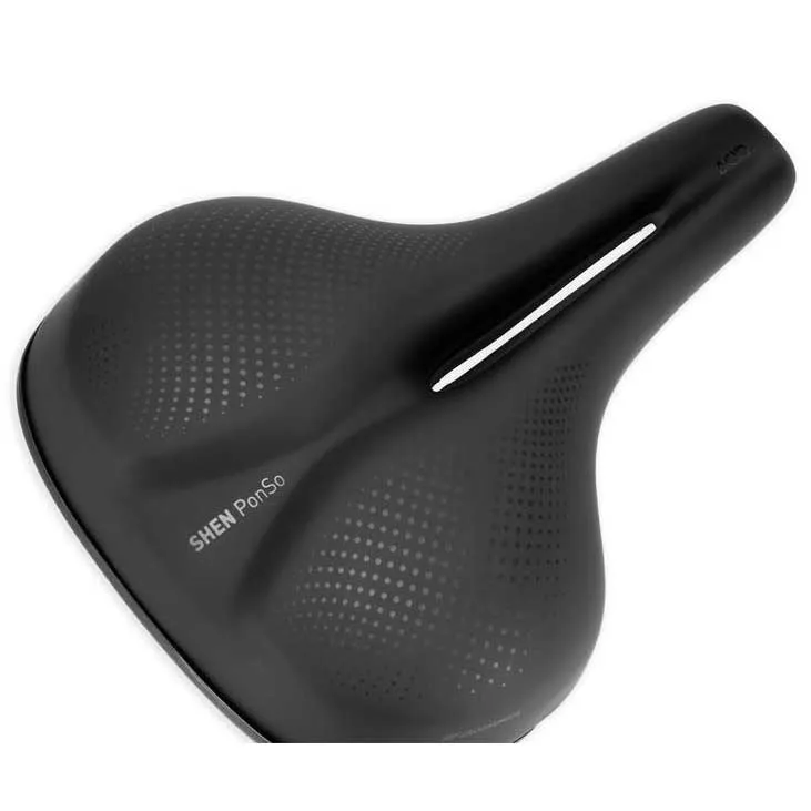 ACID Shen Ponso Cykelsadel, Black, 220mm