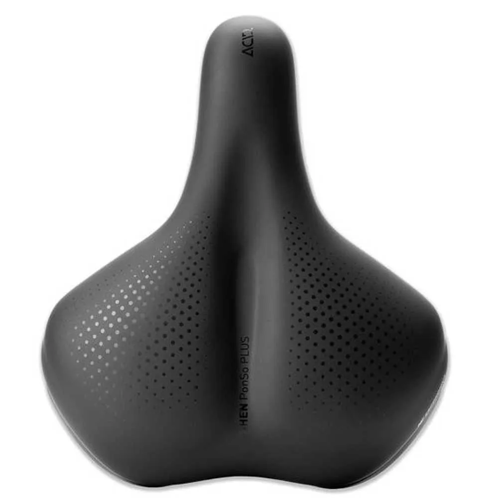 ACID Shen Ponso Plus Cykelsadel, Black, 220mm