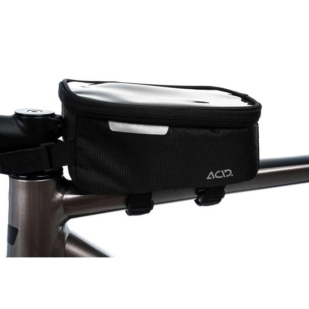ACID Top Tube View Cmpt 1l Ramväska, Black, One Size