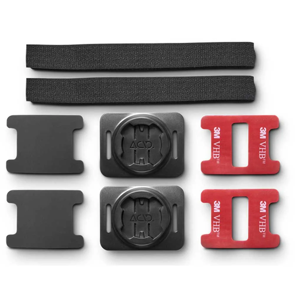 ACID X-lock Hjälmfäste, Black, One Size