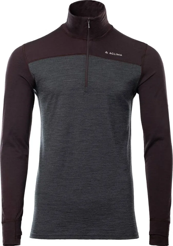 Aclima Men's LightWool 180 Polo with Zip