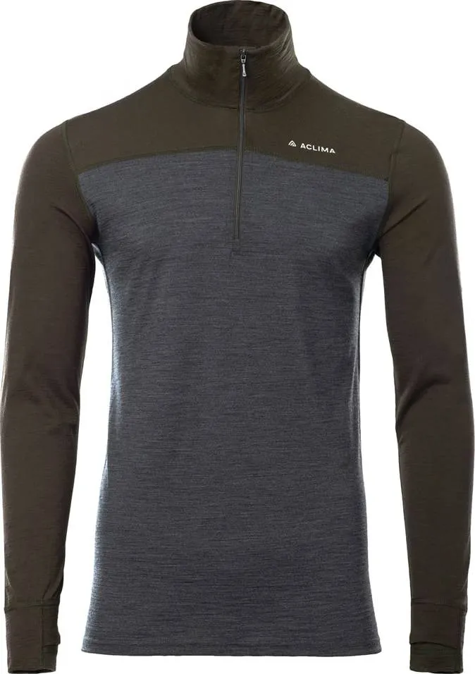 Aclima Men's LightWool 180 Polo with Zip