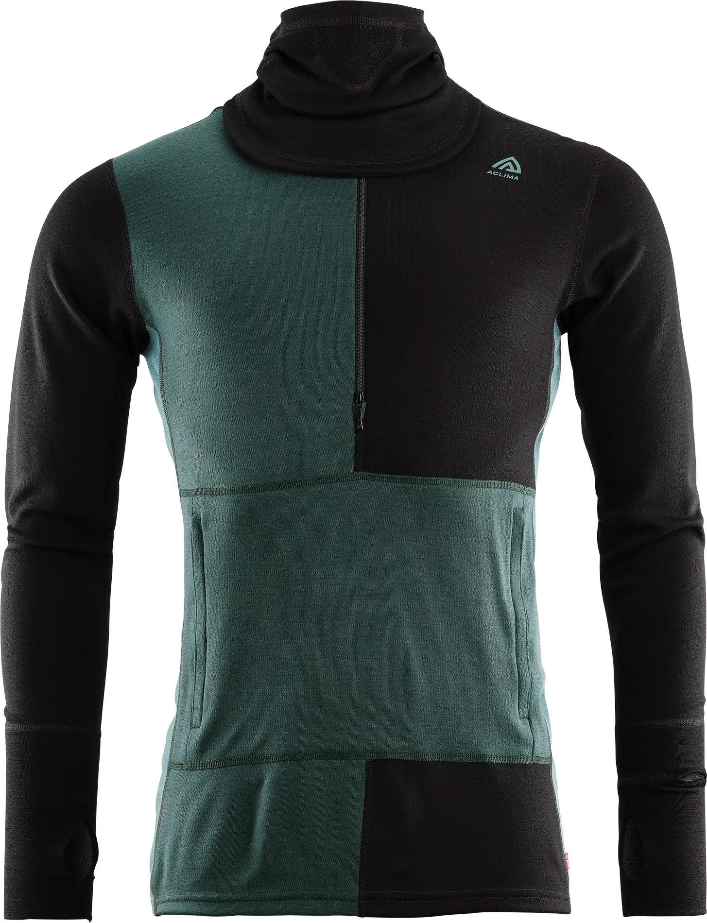 Aclima Men's WarmWool Hoodsweater with Zip