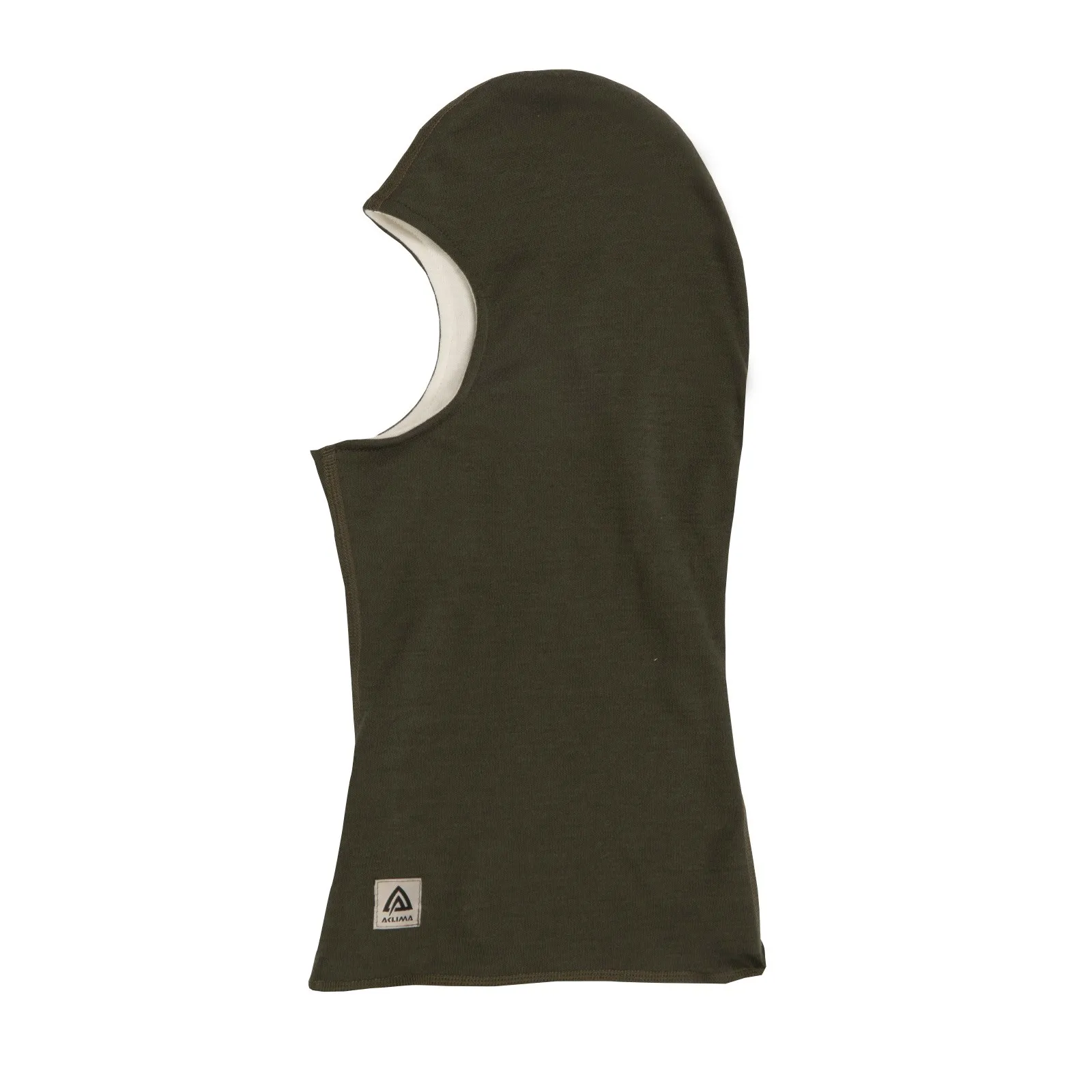 Aclima WarmWool Balaclava, Olive Night/Nature