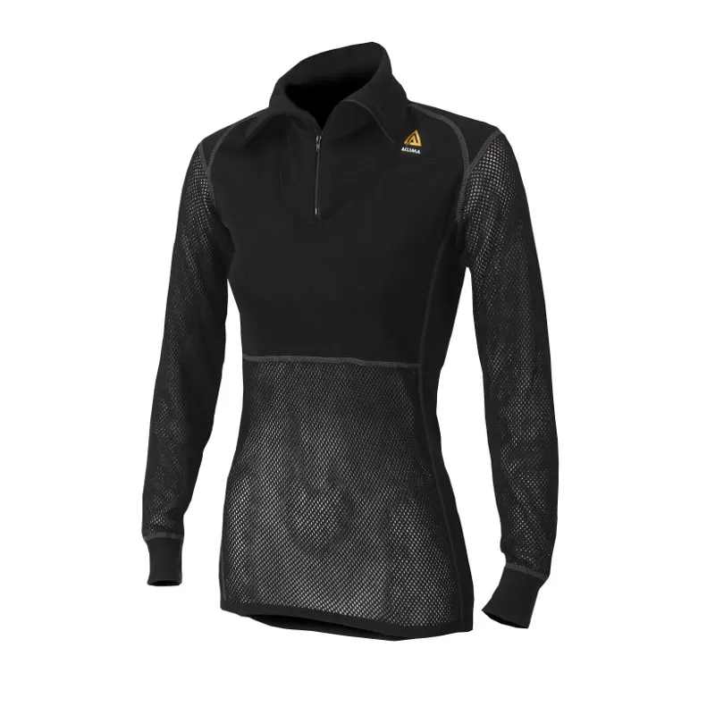 Aclima WoolNet Polo With Zip Woman