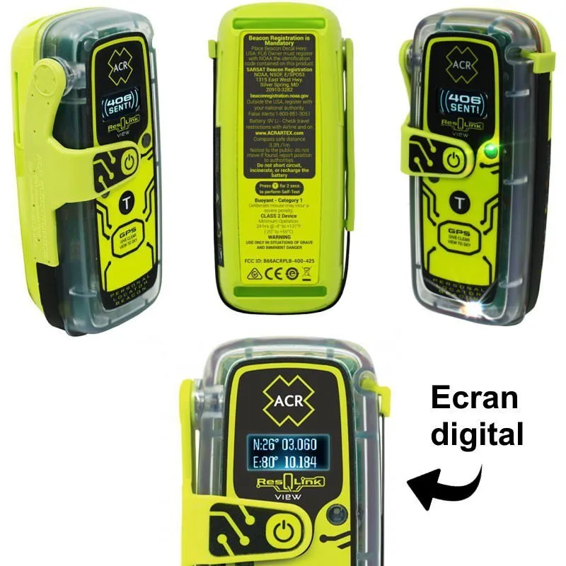 ACR Electronics Resqlink View Plb Lavinsändare, Green, One Size