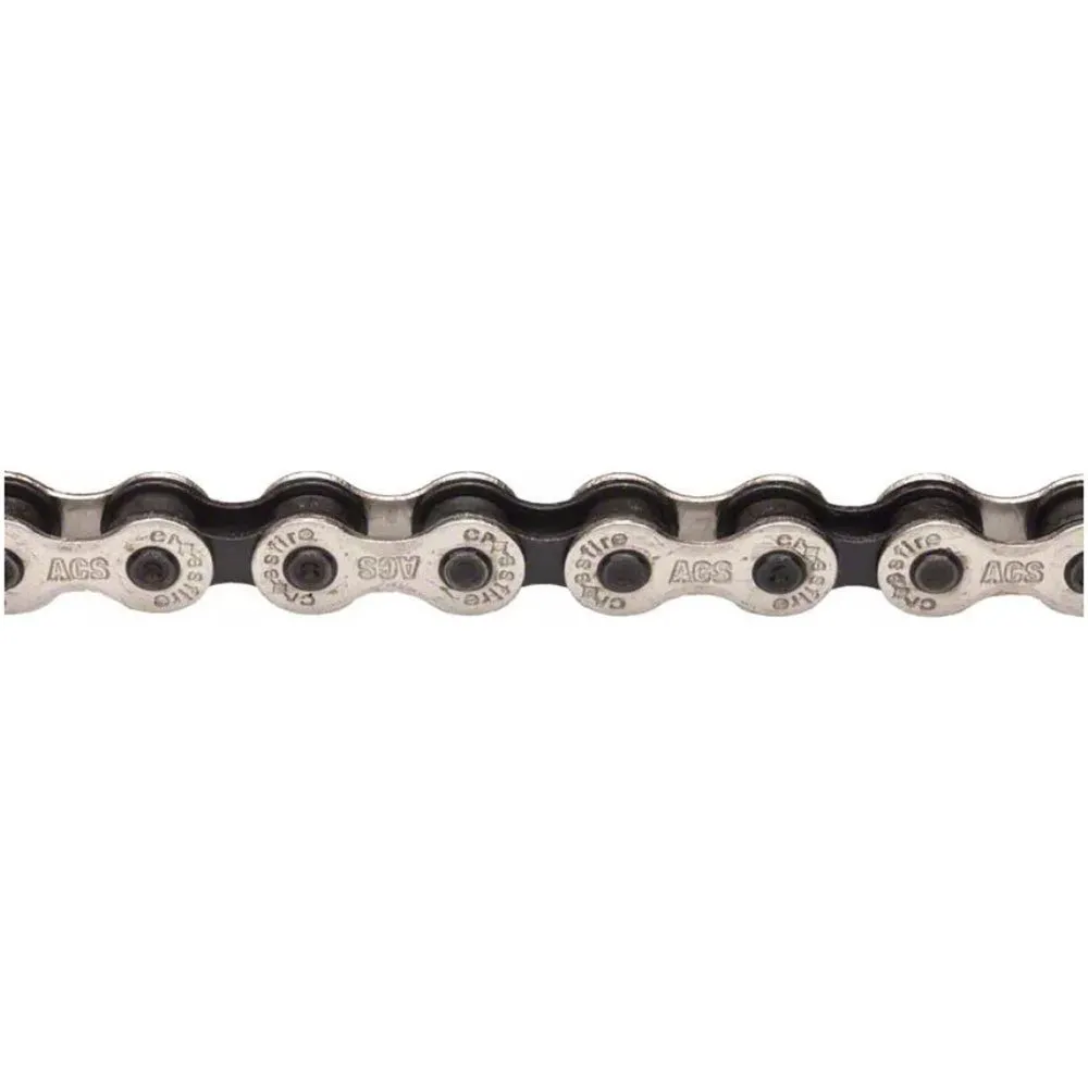 ACS Crossfire Singlespeed Kedja, Silver, 106 Links, 1s