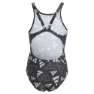 adidas 3 Bar Logo Graphic Baddräkt female, Black / wonsil, 7-8Y