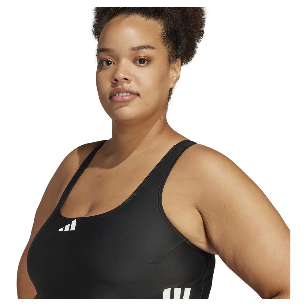 adidas 3 Stripes C Back Plus Baddräkt female adidas 3 Stripes C Back Plus Baddräkt female