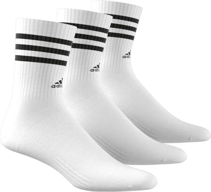 adidas 3-Stripes Cushioned Sportswear Crew Socks 3-Pairs adidas 3-Stripes Cushioned Sportswear Crew Socks 3-Pairs